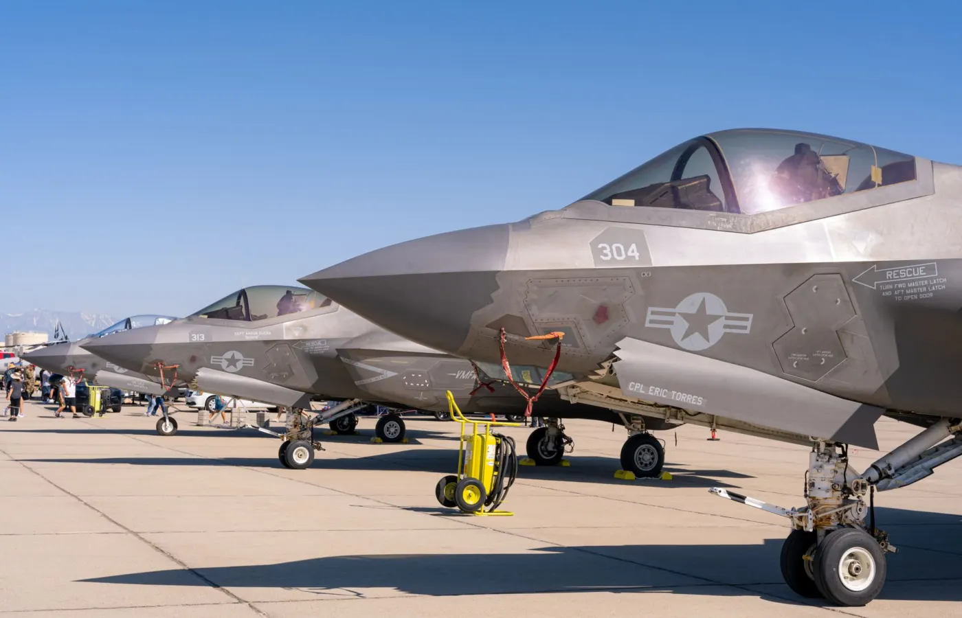 해병대 F-35, 캘리포니아에서 추락 사고 발생